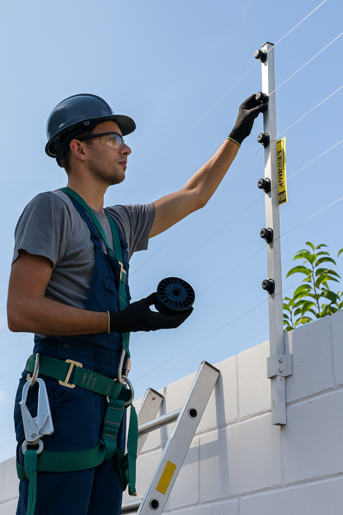 Instalação de cerca elétrica